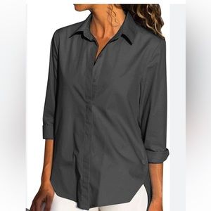 Everlane Charcoal Women's Blouse